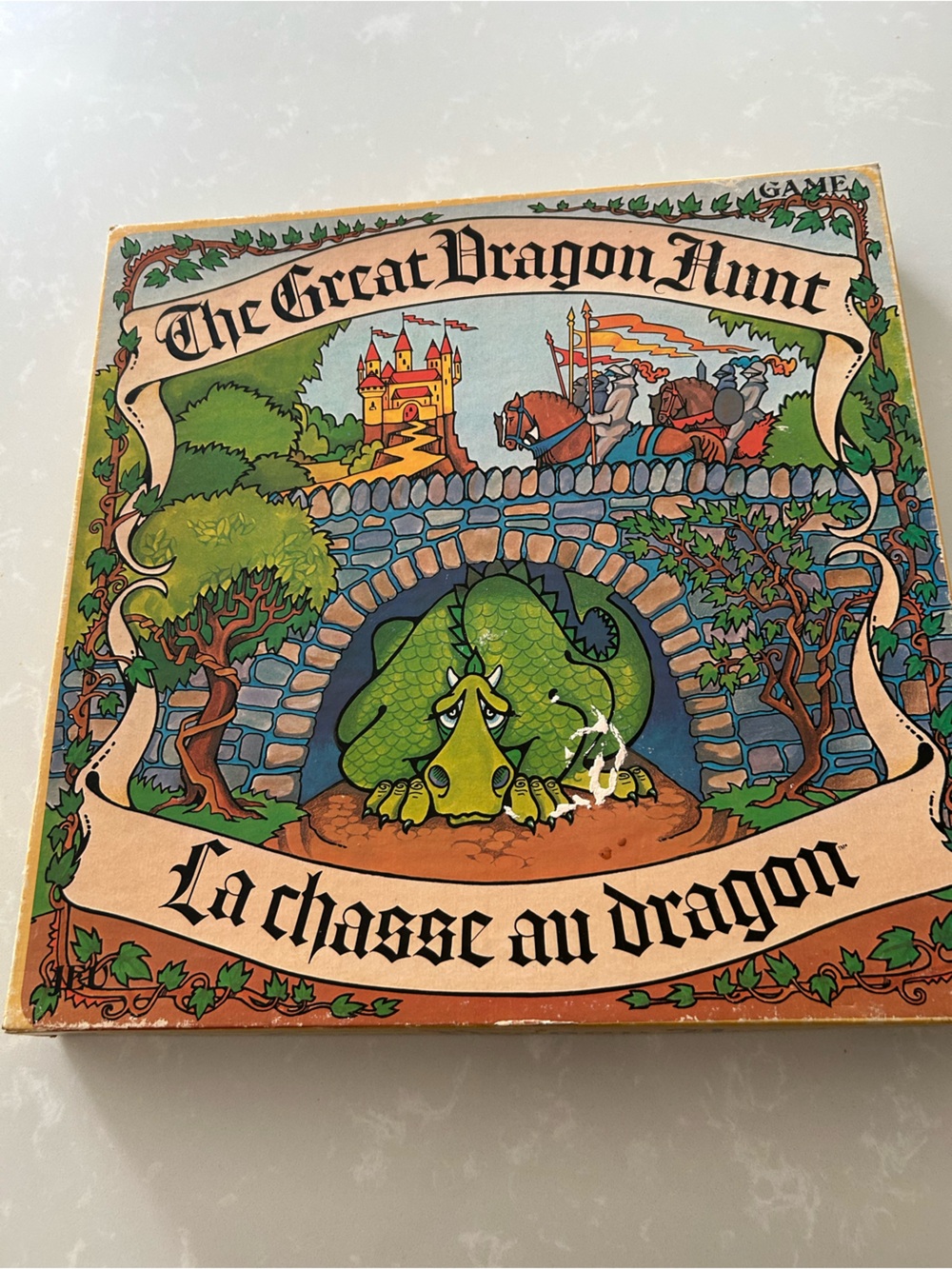 Rare Vintage 1979 Parker Brothers The Great Dragon Hunt Board Game